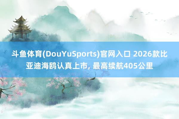 斗鱼体育(DouYuSports)官网入口 2026款比亚迪海鸥认真上市, 最高续航405公里
